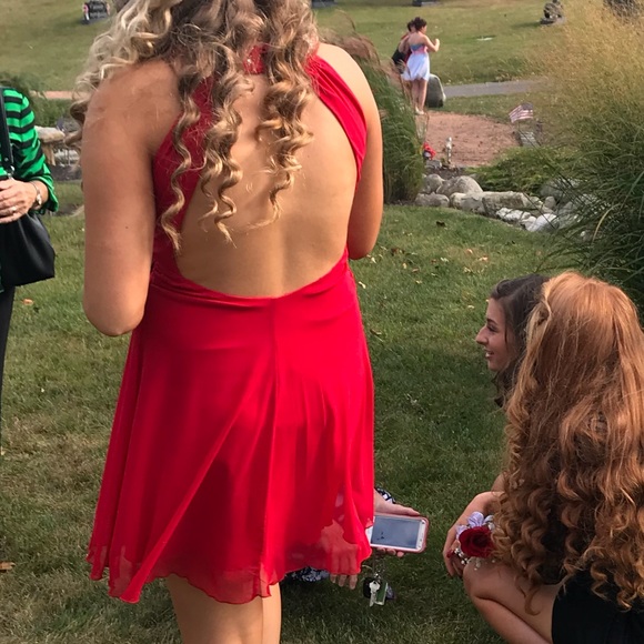 Homecoming open backed dress- Make an offer!! - Picture 2 of 4